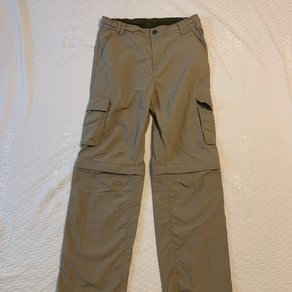 REI Boys L (14/16) Kahki Convertible Hiking Pants